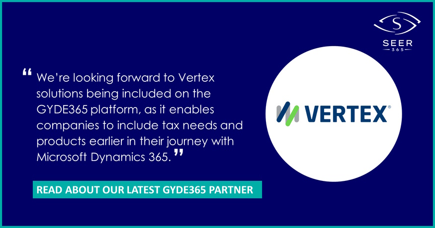 Partner Announcement Vertex Inc