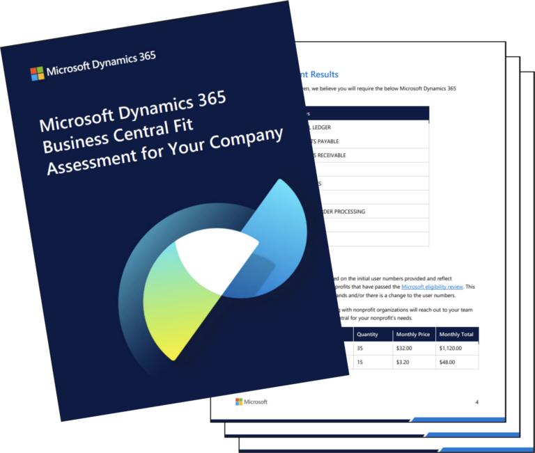 Microsoft Elevate_Sample Fit Assessment Report