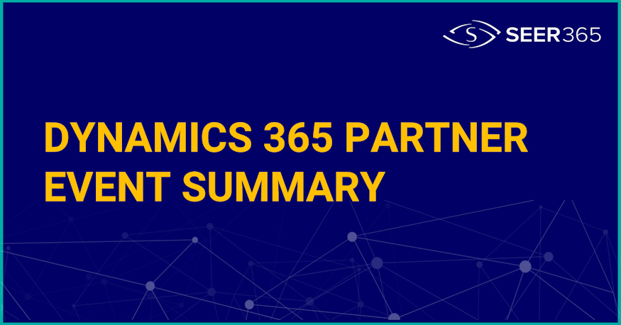 Seer 365 Partner Event Summary