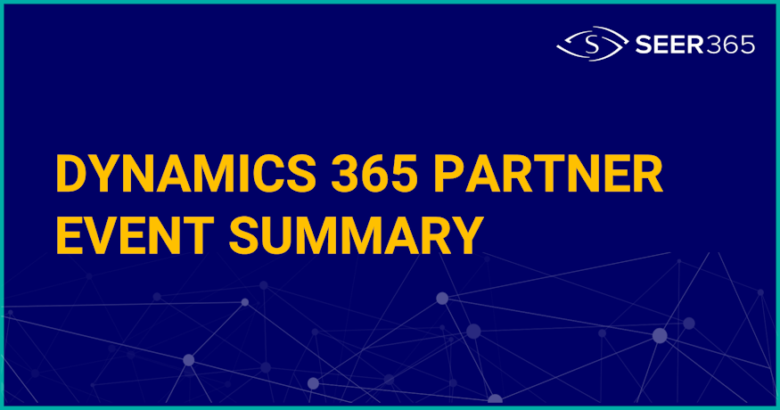Seer 365 Partner Event Summary